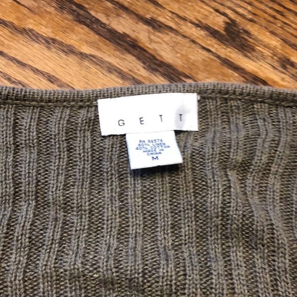 GETT linen / cotton crop cardigan - Picture 4 of 6